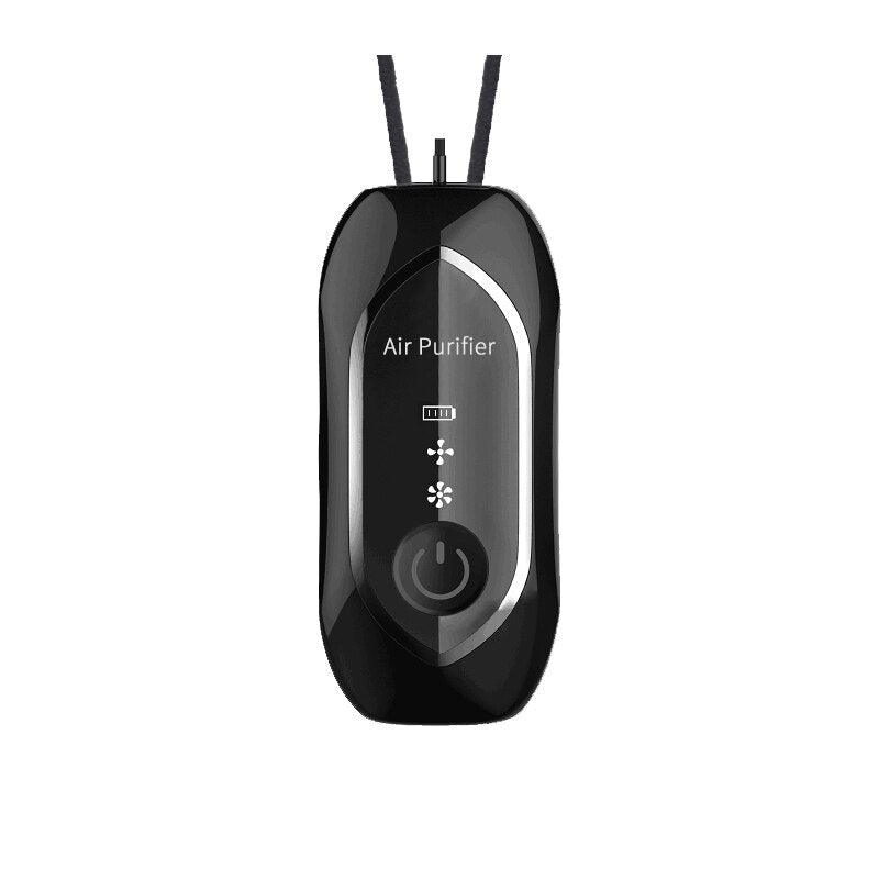 Air Purifier Portable Personal Necklace USB Rechargeable Air Cleaner Mini Ionic Purifier Wearable for Home Car